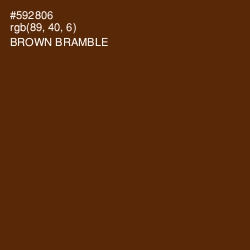 #592806 - Brown Bramble Color Image